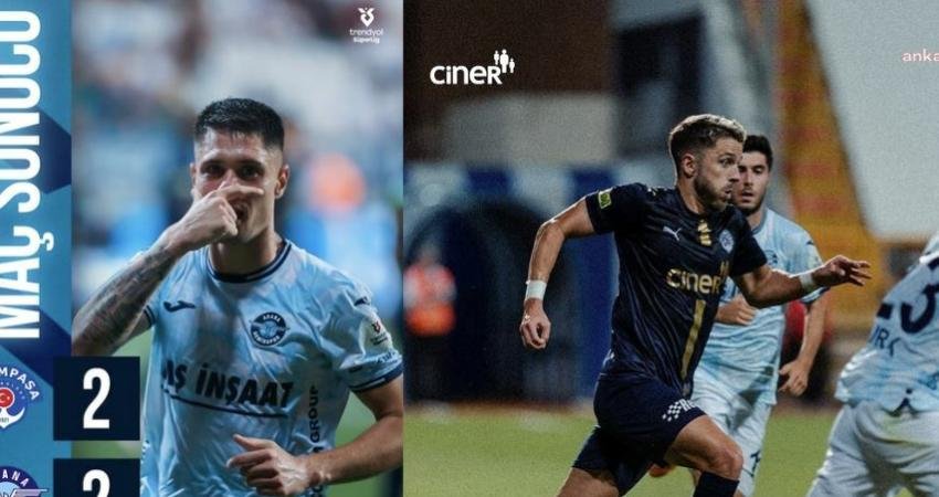 Trendyol Süper Lig'in 3. haftasında, Kasımpaşa sahasında Adana Demirspor ile