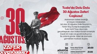 Tuzla Belediyesi, 30 Ağustos Zafer Bayramı’nı büyük bir coşku ile