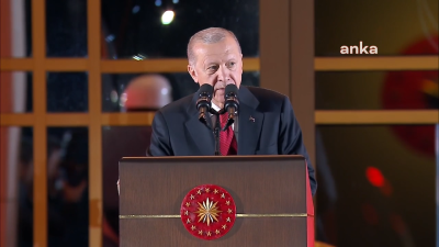 Cumhurbaşkanlığı’nda düzenlenen Büyük Zafer'in 102. Yıl Dönümü programında konuşan Cumhurbaşkanı Recep