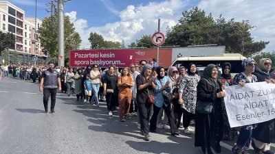 Kentsel dönüşüm kapsamında Esenler 15 Temmuz Mahallesi'ne yapılan TOKİ konutlarında
