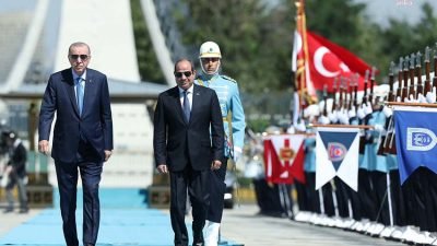Cumhurbaşkanı Recep Tayyip Erdoğan’ın daveti üzerine Mısır Cumhurbaşkanı Abdülfettah es-Sisi,