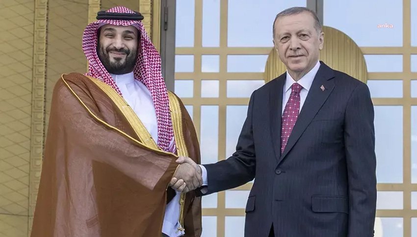 Cumhurbaşkanı Recep Tayyip Erdoğan, Suudi Arabistan Veliaht Prensi Muhammed bin