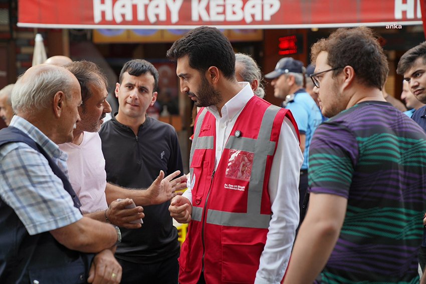 Tuzla Belediye Başkanı Eren Ali Bingöl ve saha ekibi Cami