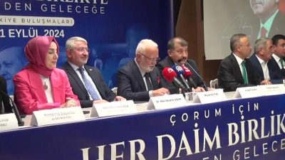 AK Parti ''Çorum İçin Her Daim Birlikte Özümüzden Geleceğe Türkiye
