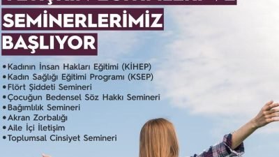 Ataşehir Belediyesi, yetişkinlere yönelik eğitimler ve seminerler düzenliyor. Proje kapsamında “Kadının