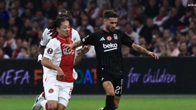Beşiktaş, Avrupa Ligi'nin ilk haftasında Hollanda ekibi Ajax'a deplasmanda 4-0