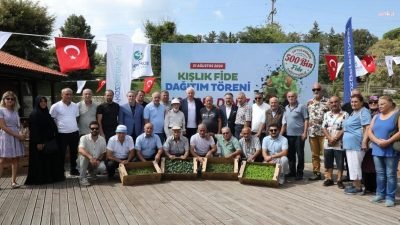 Beykoz Belediyesi, çiftçiye söz verilen 500 bin ücretsiz kışlık fide