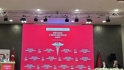 CHP'nin düzenlediği Birinci Basamak ve Koruyucu Sağlık Hizmetleri Çalıştayı Programı'nda