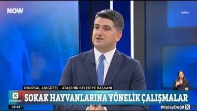 Ataşehir Belediye Başkanı Onursal Adıgüzel, katıldığı bir programda ilçede yaptıkları