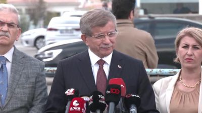 Gelecek Partisi Genel Başkanı Ahmet Davutoğlu, eski Ülkü Ocakları Genel