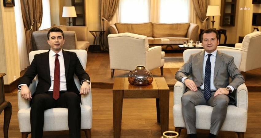 Silivri Belediye Başkanı Bora Balcıoğlu, İlçe Emniyet Müdürü Kıvanç Taşçı'yı
