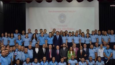Zabıta Haftası dolayısıyla zabıtalarla bir araya gelen Esenyurt Belediye Başkanı