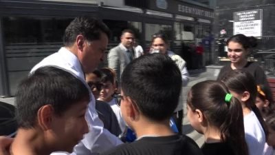 Esenyurt Belediye Başkanı Ahmet Özer, Dünya Okul Sütü Günü dolayısıyla