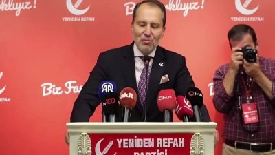 Yeniden Refah Partisi (YRP) Genel Başkanı Fatih Erbakan, partisinden seçilen
