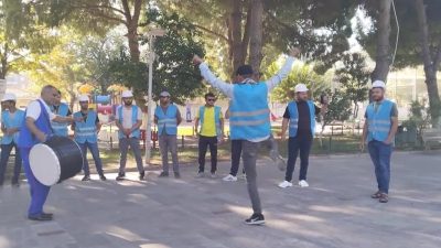 Fernas Madencilik işçilerinin Manisa'nın Soma ilçesinden Ankara’ya başlattıkları yürüyüş devam