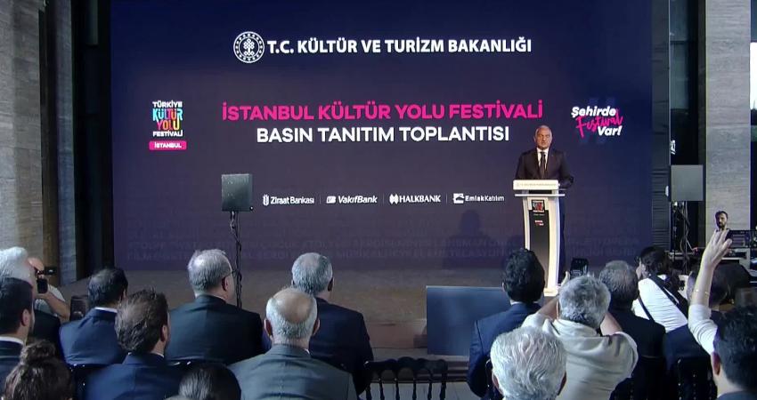 İstanbul’da başlayan 9 gün sürecek İstanbul Kültür Yolu Festivali'nin açılışı,