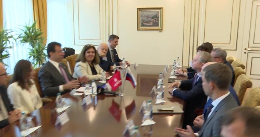 TBB ve İBB Başkanı Ekrem İmamoğlu, İstanbul ile Moskova arasında