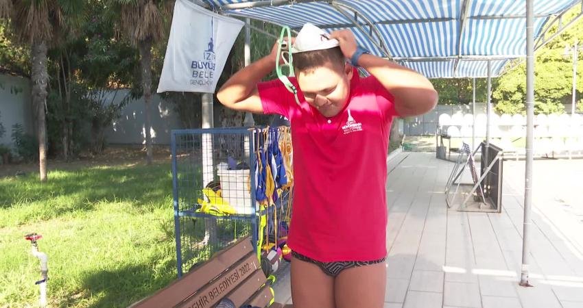 İzmir Büyükşehir Belediyesi Spor Kulübü sporcusu Tuna Tunca, yıllardır hayalini
