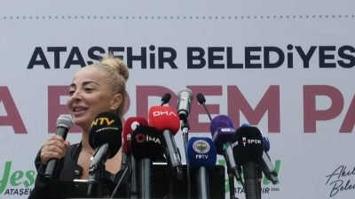 Milli voleybolcu Eda Erdem adına Ataşehir’de park açıldı. Açılışa katılan
