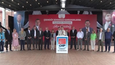 CHP İstanbul İl Başkanı Özgür Çelik, Çekmeköy İlçe Başkanlığı’nın 31