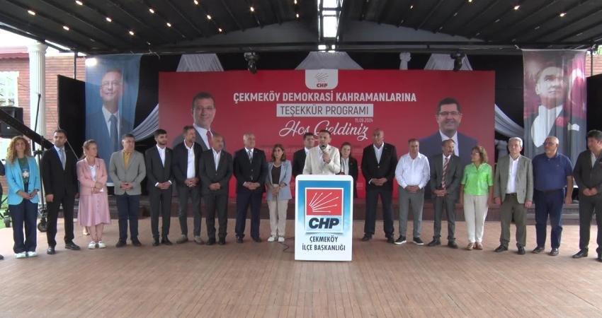 CHP İstanbul İl Başkanı Özgür Çelik, Çekmeköy İlçe Başkanlığı’nın 31
