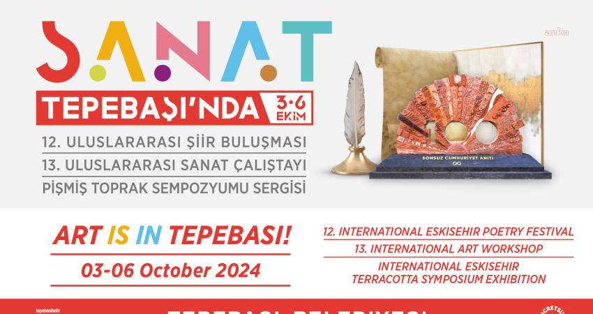 Tepebaşı Belediyesi, yıllardır uluslararası ölçekte sürdürdüğü 3 sanat etkinliğini bu