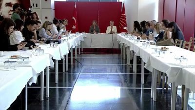 CHP Genel Sekreteri Selin Sayek Böke ile Genel Başkan Yardımcısı Gül