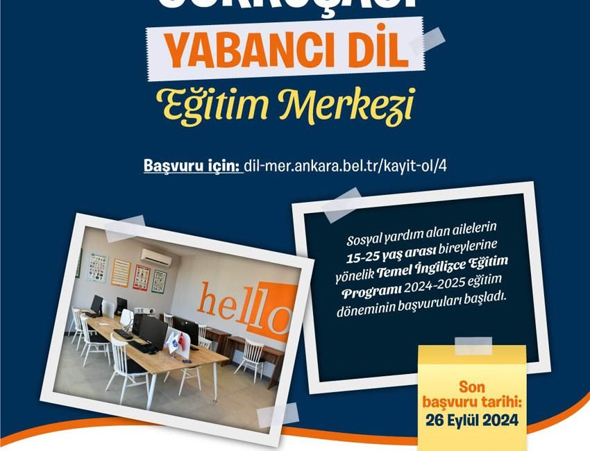 Ankara Büyükşehir Belediyesi ve Seda Yekeler Eğitim Vakfı (SEYEV) iş