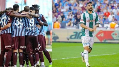 Trendyol Süper Lig'de 7. hafta karşılaşmasında sahasında Konyaspor'u ağırlayan Trabzonspor