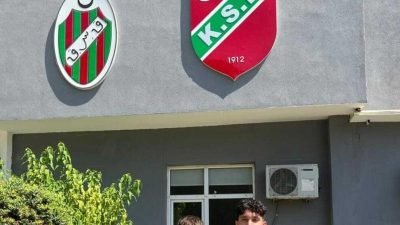 Manisa'da Yunusemre Belediyespor'un 2008 doğumlu genç futbolcularından Ahmet Mert Karaca