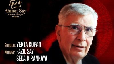 Çankaya Belediyesi’nin düzenlediği 1. Ahmet Say Müzik ve Edebiyat Ödülleri'nin