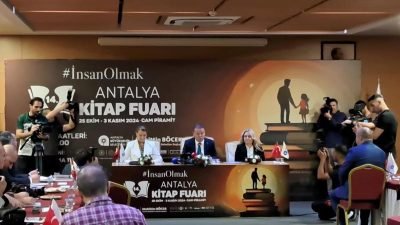 Antalya Büyükşehir Belediye Başkanı Muhittin Böcek, 14’üncü Kitap Fuarı öncesi