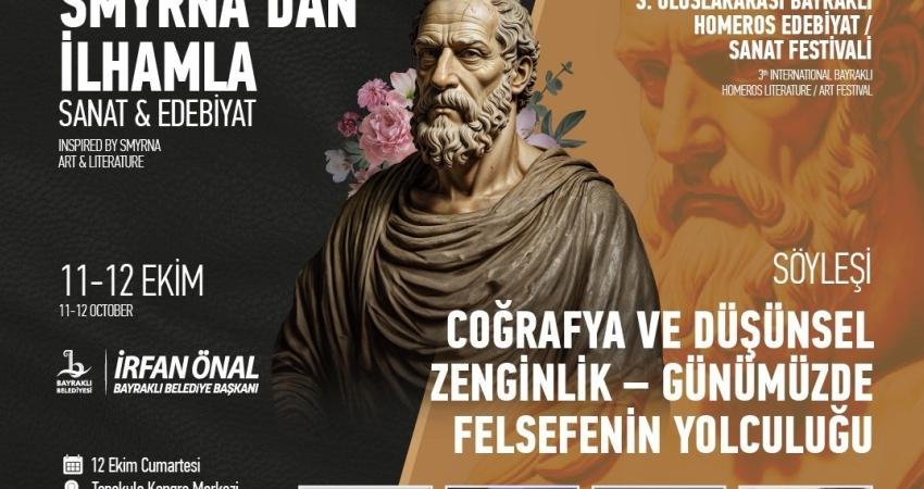 Bayraklı Belediyesi'nin bu yıl üçüncüsünü düzenlediği Uluslararası Bayraklı Homeros Edebiyat