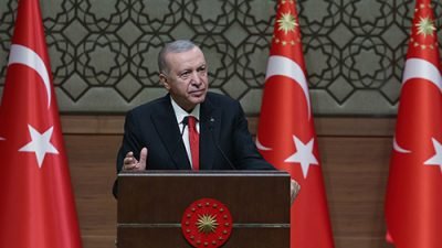 Cumhurbaşkanı Recep Tayyip Erdoğan, Cumhurbaşkanlığı Külliyesi'nde 109. Dönem Kaymakamlık Kursu