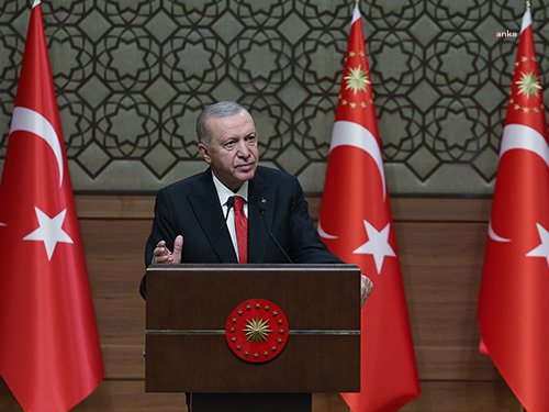 Cumhurbaşkanı Recep Tayyip Erdoğan, Cumhurbaşkanlığı Külliyesi'nde 109. Dönem Kaymakamlık Kursu