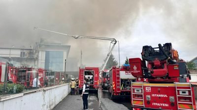 İstanbul Sancaktepe'de, soğuk hava deposu olarak kullanılan 10 bin metrekarelik