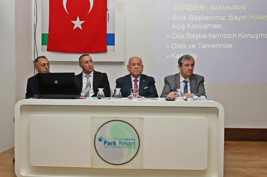 Başkanlar Kurulu Toplantısı'nda konuşan ANKESOB Başkanı Hüseyin Ar, "Ahi şehri