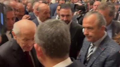 MHP Genel Başkanı Devlet Bahçeli, TBMM'nin yeni yasama yılının açılış resepsiyonunda CHP