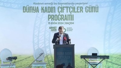 Balıkesir Büyükşehir Belediye Başkanı Ahmet Akın, Dünya Kadın Çiftçiler Günü’ne