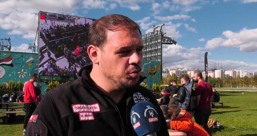 Ankara'da motosiklet tutkunları, “2024 Dünya Superbike Şampiyonası”nda Dünya Şampiyonu olan