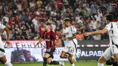 Beşiktaş, Trendyol Süper Lig'in 8. haftasında deplasmanda karşılaştığı Gaziantep Futbol Kulübü
