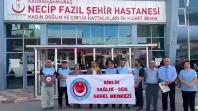Birlik Sağlık Sen Genel Başkanı Ahmet Doğruyol, Kahramanmaraş'ta Necip Fazıl