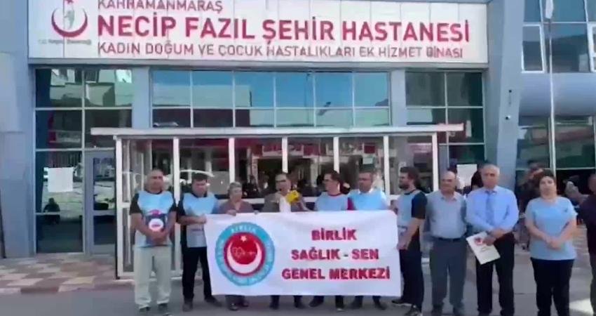 Birlik Sağlık Sen Genel Başkanı Ahmet Doğruyol, Kahramanmaraş'ta Necip Fazıl