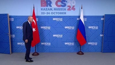  BRICS Zirvesi için Kazan’da bulunan Cumhurbaşkanı Recep Tayyip Erdoğan, Rusya