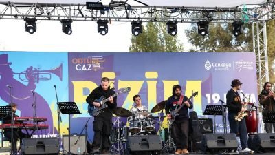 Çankaya Belediyesi, Uğur Mumcu Parkı'nda düzenlediği 'Bizim Caz' etkinliği ile