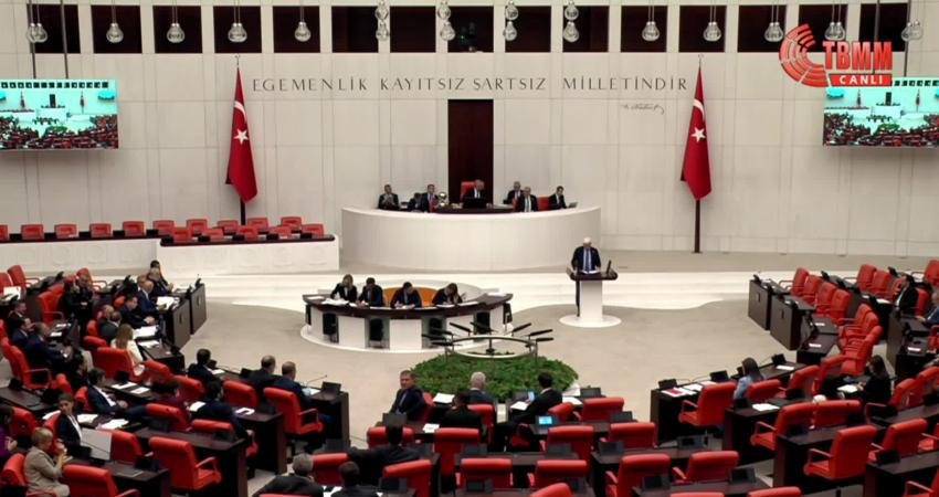 DEM Parti Diyarbakır Milletvekili Cengiz Çandar, TBMM Genel Kurulu’nda yaptığı
