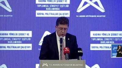 CHP’nin Mersin’de düzenlediği Kadına Yönelik Şiddet ve Toplumsal Cinsiyet Eşitliği