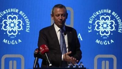 Muğla Planlama Ajansı (MUPA) Lansmanı'nda konuşan CHP Genel Başkanı Özgür