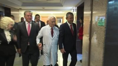 CHP Genel Başkanı Özgür Özel ve beraberindeki heyet, Prof. Dr. Mehmet