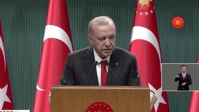 Cumhurbaşkanlığı Kabinesi, Recep Tayyip Erdoğan’ın başkanlığında toplandı. Saat 15.50'de başlayan